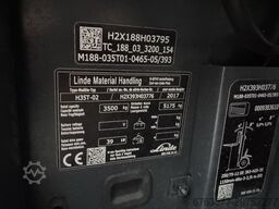 LINDE H35T-02 Triplo 465 Freelift / Sideshift / weegsysteem LPG 2017