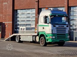 Scania R380 4x2 - Car transport / Flatbed - Ramp - Ful...