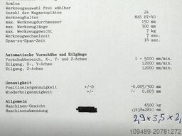 EUMACH MC 1050 P incl. NIKKEN 4te - Achse