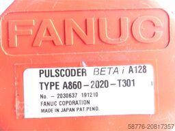 Fanuc A06B-0062-B103 AC Servomotor SN: C201F084B mit Pulsecoder A860-2020-T301