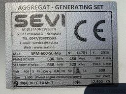 SEVI AGGREGAAT/GENERATING-SET/GENERATORMASCHINIST/AG...