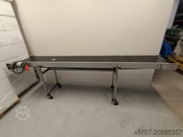 Aluminum frame mobile conveyor belt 3400x540mm