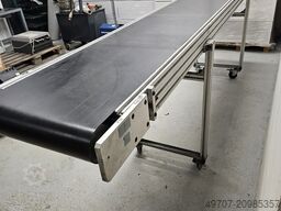 Aluminum frame mobile conveyor belt 3400x540mm