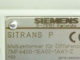 Siemens 7MF4420-1EA00-1AA1-Z Sitrans P Meßumformer für Differenzdruck =  !!