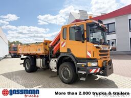 Scania P 360 CB 4x4, Bordmatik, Winterdienst, Kran
