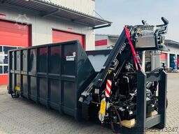  Abrollcontainer Container 6,5 m Kran  Fassi F150
