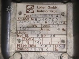 Loher EX Geschützt Lüfter Ø 590 x 245 mm