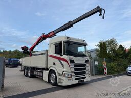 SCANIA R500 6x2*4 Baustoff Fassi 215/Retarder/Vollluft