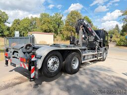 DAF CF 6x2 lift/lenk Abrollkipper KRAN 22m FUNK
