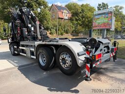 DAF CF 6x2 lift/lenk Abrollkipper KRAN 22m FUNK
