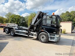 DAF CF 6x2 lift/lenk Abrollkipper KRAN 22m FUNK