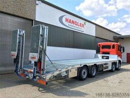 Hangler LKW Tieflade Liftmaster Aufbau für 3 Achs LKW Fahrgestell zum Transport von Arbeitsbühnen