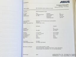 Abus 2x Overhead crane 16.240 mm / 5 ton