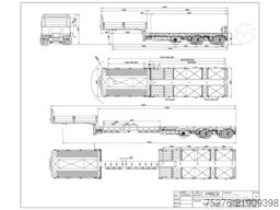 Emtech NNR48 Lowloader,Extendable,Steeringaxles,11 Mtr.