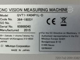 Mitutoyo QVT1-X404P1L-D