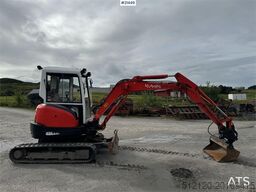 Kubota U35-3 Tracked excavator w/ 3 buckets WATCH VIDEO