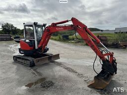 Kubota U35-3 Tracked excavator w/ 3 buckets WATCH VIDEO