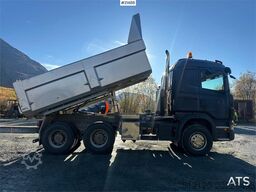 Scania G480 6x4 snow rigged tipper truck w/ two sets of t