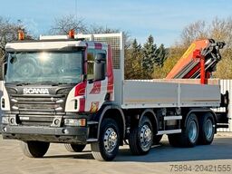 SCANIA P 450* PRITSCHE 6,90m * PK 23002- SH C FUNK *8x4