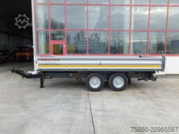 Möslein TTD 11 Weiß  neuer Tandem 3- Seitenkipper Tieflader-- Neufahrzeug --