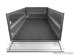 Unitrailer GARDEN 264 KIPP mit Bordwandaufsatz