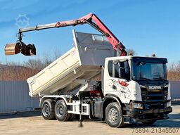 SCANIA G 410 Kipper 4,90m * HMF 1643 + FUNK *6x4