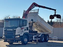 SCANIA G 410 Kipper 4,90m * HMF 1643 + FUNK *6x4