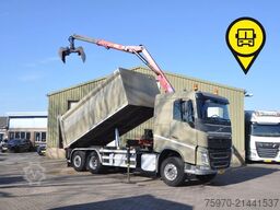 Volvo FH 460 6x2 KIPPER + HMF Z-KRAAN