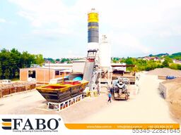 FABO Concrete Batching Plant 60 m3 Compact Concrete Batching Plant