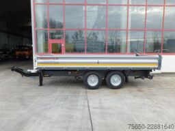 Möslein TTD 11 Weiß  neuer Tandem 3- Seitenkipper Tieflader-- Neufahrzeug --
