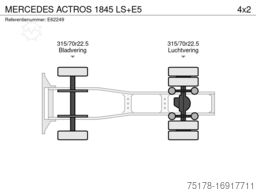 MERCEDES ACTROS 1845 LS+E5