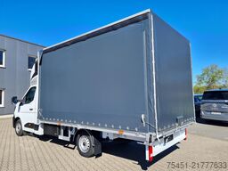 Renault Master Pritsche Schiebe Plane TwinKap Schlafkab