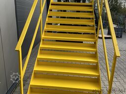 Lagertreppe Stahltreppe Geschosshöhe: ca. 1.890 mm