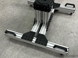 Heavy-Duty Robot Pedestal on Wheels Made for UR10