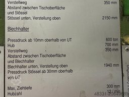 Weingarten/Schuler 1x ZS1600.48  &  3x P4E2 SQB 1000 & 1xDPQV4-1000