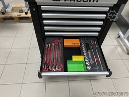 Facom Jet Tool Cart with 8 Drawers Tool Cart with 8 Drawers