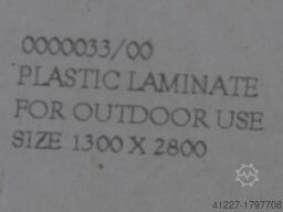 Plastic Laminate verschiedene Größen