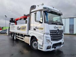 Mercedes-Benz Actros 2745 L 6x2 Baustoffpritsche+Kran Retarder