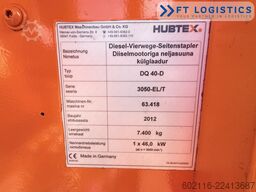 Hubtex DQ40D DIESEL TRIPLEX 6500 FREE-LIFT TOP1