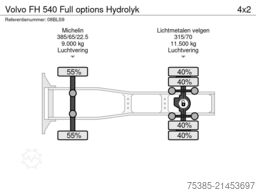 Volvo FH 540 Full options Hydrolyk