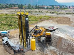 FABO Mobile Concrete Batching Plant 100 m3/h Mobile Concrete Batching Plant