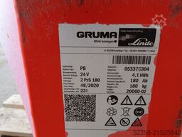 Linde Staplerbatterie 24V 2PzS180 C-5 74%