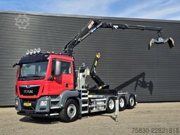 MAN TGS 35.430 8x4-4 BL / HAAKARM + Z KRAAN / CRANE