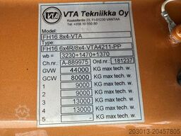 VOLVO FH16 750 8X4 Holztransport Alukar TOP!