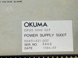 OKUMA POWER SUPPLY 5000 GLP