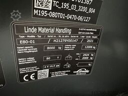 Linde E 80-01 - TRIPLEX 4,7 m - 264 Stunden !!!!