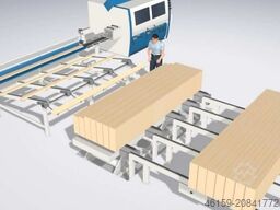 Weinig E3 infeed + A3 outfeed