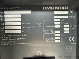 DMG MORI DMU 50 3rd Generation - 794 hours