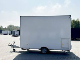 Blyss H15362HN | WEISS 360X203X230CM 1500KG VERKAUFSANHÄNGER | 2X VERKAUFSKLAPPE