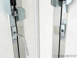 Blyss H15362HN | WEISS 360X203X230CM 1500KG VERKAUFSANHÄNGER | 2X VERKAUFSKLAPPE